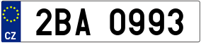 Truck License Plate